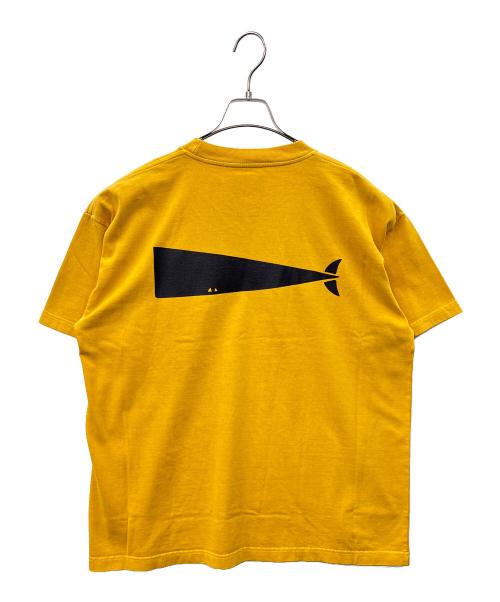 DESCENDANT（ディセンダント）DESCENDANT (ディセンダント) DESCENDANT　CACHALOT ORGANIC COTTON SS PIGMENT DYE　半袖カットソー イエロー サイズ:2の古着・服飾アイテム