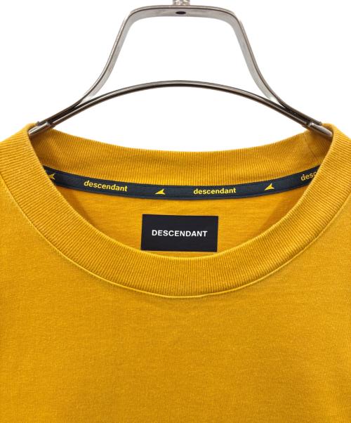 DESCENDANT（ディセンダント）DESCENDANT (ディセンダント) DESCENDANT　CACHALOT ORGANIC COTTON SS PIGMENT DYE　半袖カットソー イエロー サイズ:2の古着・服飾アイテム
