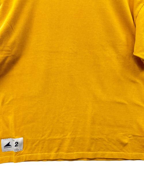 DESCENDANT（ディセンダント）DESCENDANT (ディセンダント) DESCENDANT　CACHALOT ORGANIC COTTON SS PIGMENT DYE　半袖カットソー イエロー サイズ:2の古着・服飾アイテム