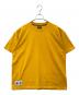 DESCENDANT（ディセンダント）の古着「DESCENDANT　CACHALOT ORGANIC COTTON SS PIGMENT DYE　半袖カットソー」｜イエロー