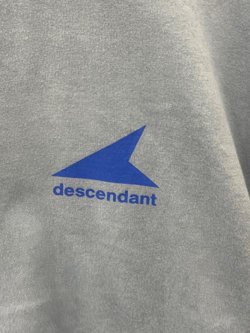 DESCENDANT（ディセンダント）DESCENDANT (ディセンダント) DESCENDANT　NO RECEPTION SS　半袖カットソー ブルー サイズ:2の古着・服飾アイテム