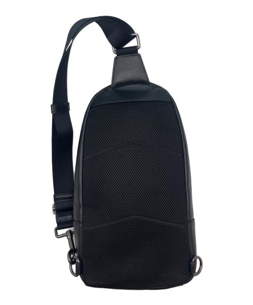 COACH（コーチ）COACH (コーチ) COACH  シグネチャー　スリングバッグ ブラック×ネイビーの古着・服飾アイテム