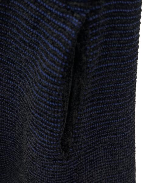 FOXEY（フォクシー）FOXEY (フォクシー) FOXEY　フレンチスリーブ ニットワンピース ネイビー サイズ:42の古着・服飾アイテム