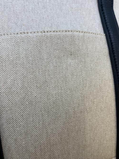 ETiAM（エティアム）ETIAM (エティアム) ETIAM　フレクシーキャンバストートバッグ アイボリー×ネイビーの古着・服飾アイテム