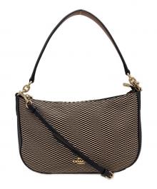 COACH（コーチ）の古着「ショルダーバッグ」｜ベージュ×ブラック