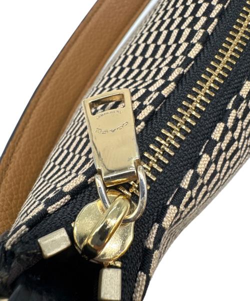 COACH（コーチ）COACH (コーチ) ショルダーバッグ ベージュ×ブラックの古着・服飾アイテム