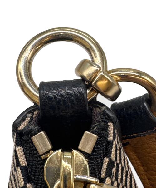 COACH（コーチ）COACH (コーチ) ショルダーバッグ ベージュ×ブラックの古着・服飾アイテム