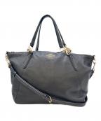 COACHコーチ）の古着「COACH 　2WAYバッグ」｜ブラック