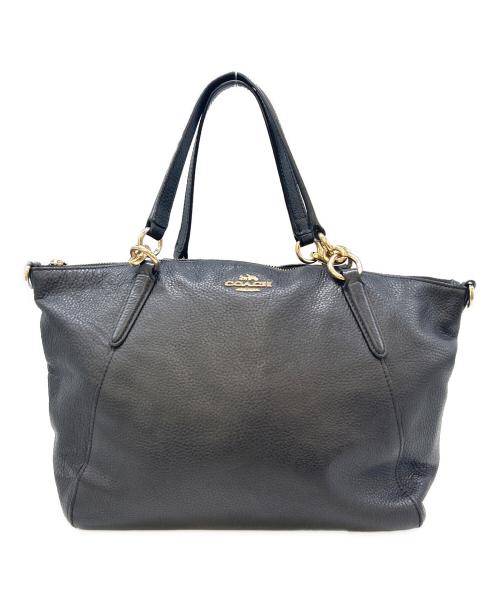 COACH（コーチ）COACH (コーチ) COACH 　2WAYバッグ ブラックの古着・服飾アイテム