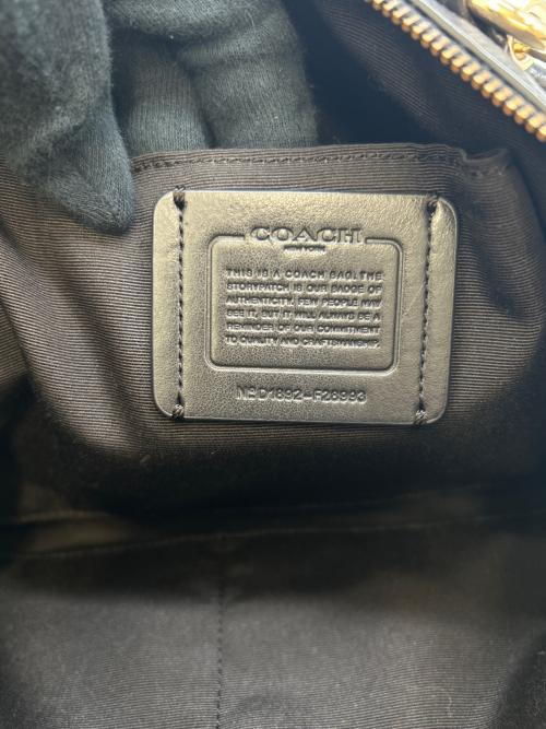 COACH（コーチ）COACH (コーチ) COACH 　2WAYバッグ ブラックの古着・服飾アイテム