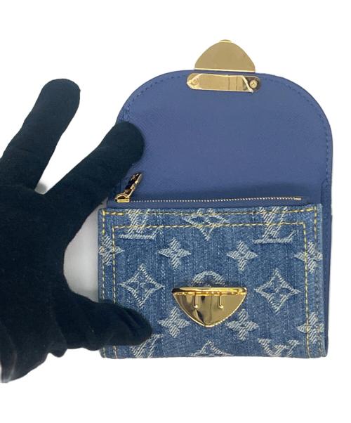 LOUIS VUITTON（ルイ ヴィトン）LOUIS VUITTON (ルイ ヴィトン) LOUIS VUITTON 　ポルトフォイユ・ヴィクトリーヌ 　3つ折り財布 インディゴの古着・服飾アイテム