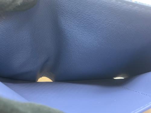 LOUIS VUITTON（ルイ ヴィトン）LOUIS VUITTON (ルイ ヴィトン) LOUIS VUITTON 　ポルトフォイユ・ヴィクトリーヌ 　3つ折り財布 インディゴの古着・服飾アイテム