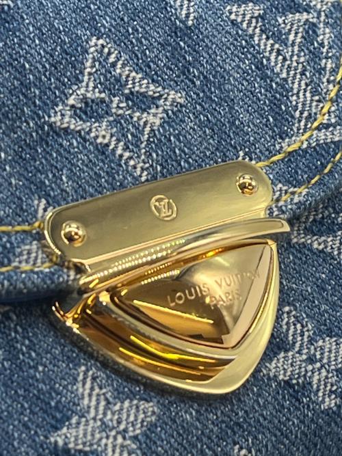 LOUIS VUITTON（ルイ ヴィトン）LOUIS VUITTON (ルイ ヴィトン) LOUIS VUITTON 　ポルトフォイユ・ヴィクトリーヌ 　3つ折り財布 インディゴの古着・服飾アイテム
