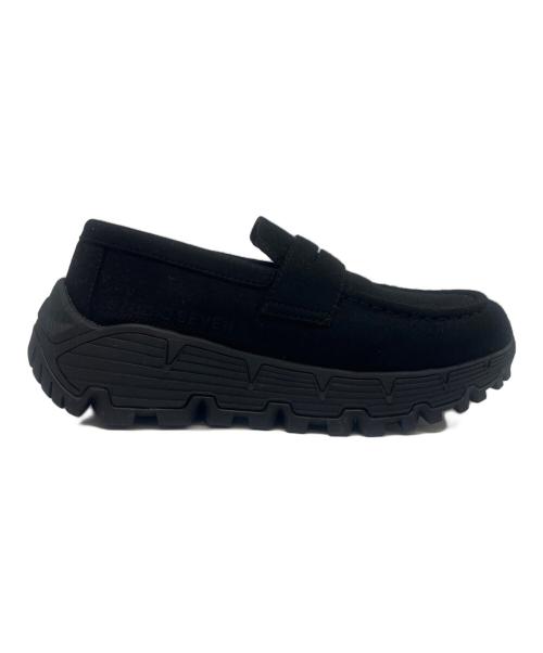 studio seven（スタジオセブン）STUDIO SEVEN (スタジオセブン) ORPHIC (オルフィック) STUDIO SEVEN × スリッポン ブラック サイズ:24.5の古着・服飾アイテム