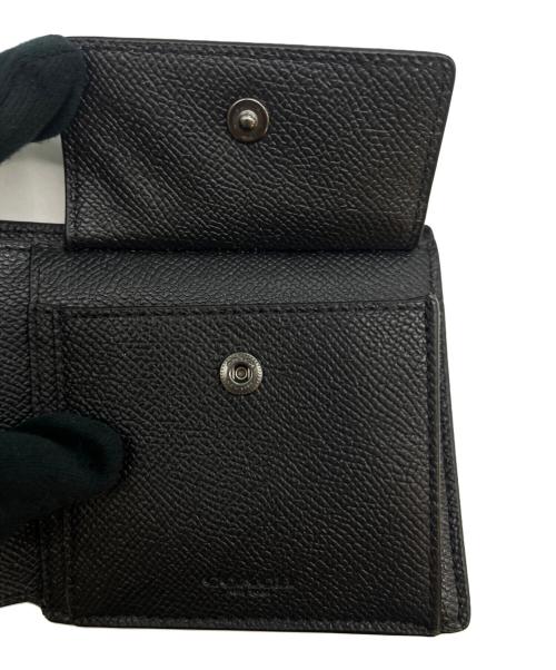 COACH（コーチ）COACH (コーチ) COACH  コイン ウォレット  2つ折り財布 ブラックの古着・服飾アイテム
