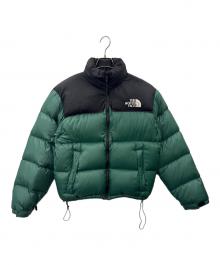 THE NORTH FACE（ザ ノース フェイス）の古着「THE NORTH FACE　ヌプシダウンジャケット」｜グリーン×ブラック