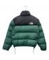 THE NORTH FACE (ザ ノース フェイス) THE NORTH FACE　ヌプシダウンジャケット グリーン×ブラック サイズ:S：8000円