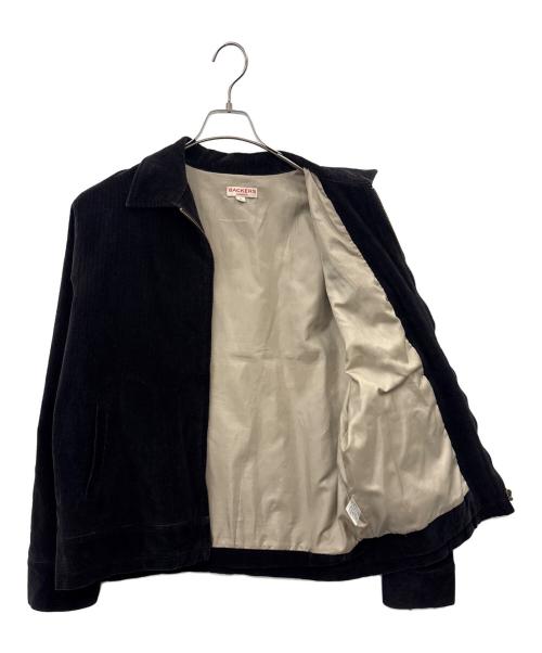 BACKERS（バッカーズ）BACKERS (バッカーズ) Backers　インディアンコーデュロイジャケット ブラック サイズ:Mの古着・服飾アイテム