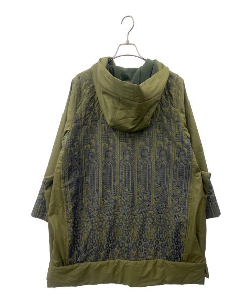 ann吉（アンキチ）ann吉 (アンキチ) ann吉 刺繍コート カーキ サイズ:38の古着・服飾アイテム