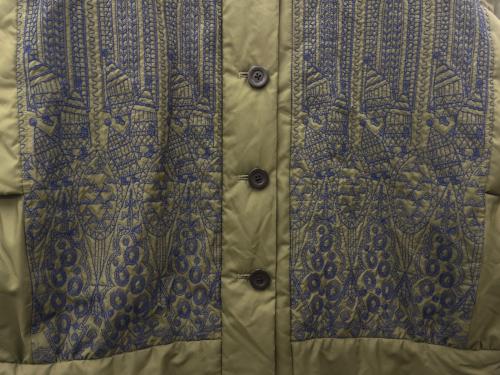 ann吉（アンキチ）ann吉 (アンキチ) ann吉 刺繍コート カーキ サイズ:38の古着・服飾アイテム