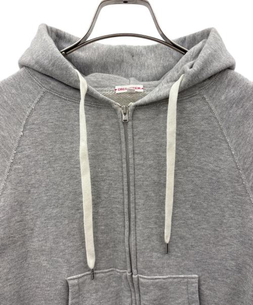 DRESSTERIOR（ドレステリア）DRESSTERIOR (ドレステリア) DRESSTERIOR　ライト裏毛ジップアップパーカー グレー サイズ:1の古着・服飾アイテム