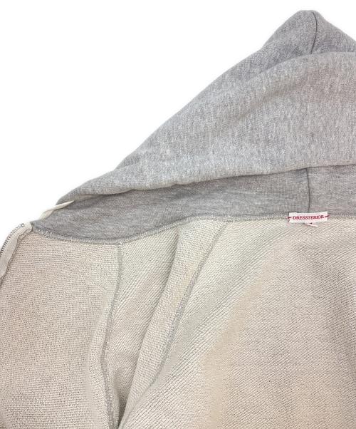 DRESSTERIOR（ドレステリア）DRESSTERIOR (ドレステリア) DRESSTERIOR　ライト裏毛ジップアップパーカー グレー サイズ:1の古着・服飾アイテム