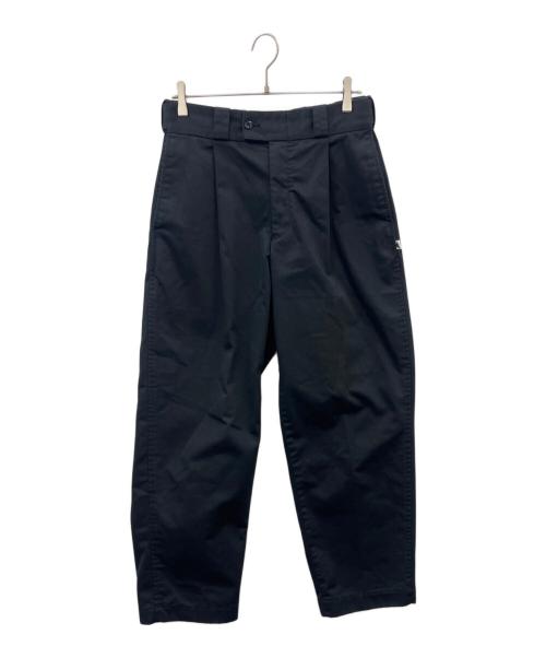 CAHLUMN（カウラム）CAHLUMN (カウラム) CAHLUMN 　TC Twill 1 Tuck Pants ブラック サイズ:Lの古着・服飾アイテム