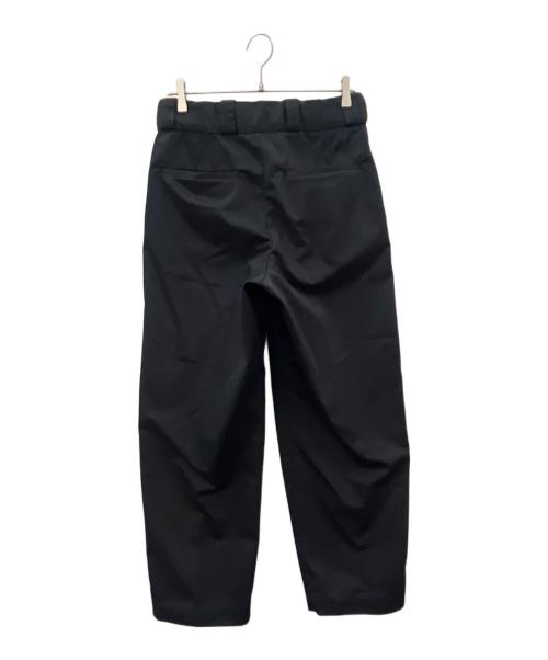 CAHLUMN（カウラム）CAHLUMN (カウラム) CAHLUMN 　TC Twill 1 Tuck Pants ブラック サイズ:Lの古着・服飾アイテム