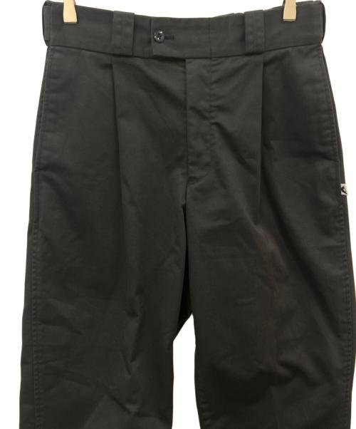 CAHLUMN（カウラム）CAHLUMN (カウラム) CAHLUMN 　TC Twill 1 Tuck Pants ブラック サイズ:Lの古着・服飾アイテム