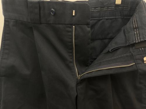 CAHLUMN（カウラム）CAHLUMN (カウラム) CAHLUMN 　TC Twill 1 Tuck Pants ブラック サイズ:Lの古着・服飾アイテム