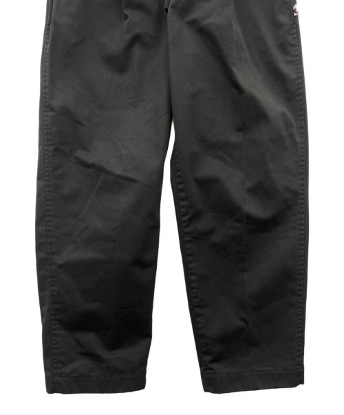 CAHLUMN（カウラム）CAHLUMN (カウラム) CAHLUMN 　TC Twill 1 Tuck Pants ブラック サイズ:Lの古着・服飾アイテム