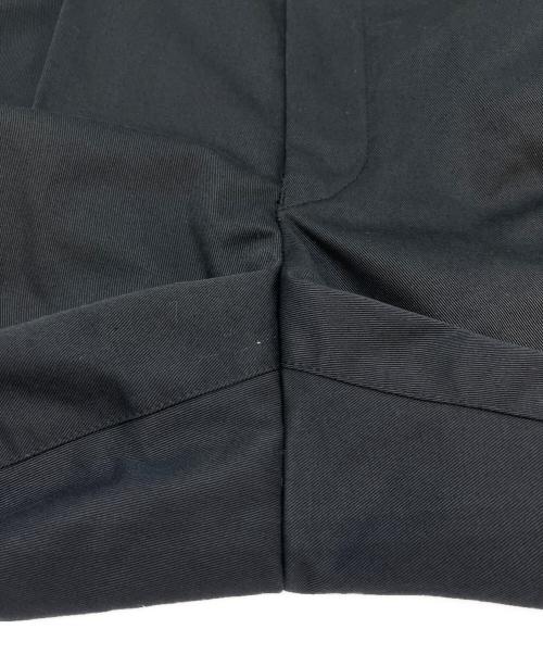 CAHLUMN（カウラム）CAHLUMN (カウラム) CAHLUMN 　TC Twill 1 Tuck Pants ブラック サイズ:Lの古着・服飾アイテム