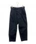 CAHLUMN（カウラム）の古着「CAHLUMN 　TC Twill 1 Tuck Pants」｜ブラック