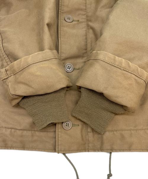 ALPHA（アルファ）ALPHA (アルファ) ALPHA 　N-1 デッキジャケット ブラウン サイズ:Lの古着・服飾アイテム