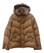BURBERRY BLUE LABELバーバリー ブルー レーベル）の古着「BURBERRY BLUE LABEL　ダウンジャケット」｜ブラウン