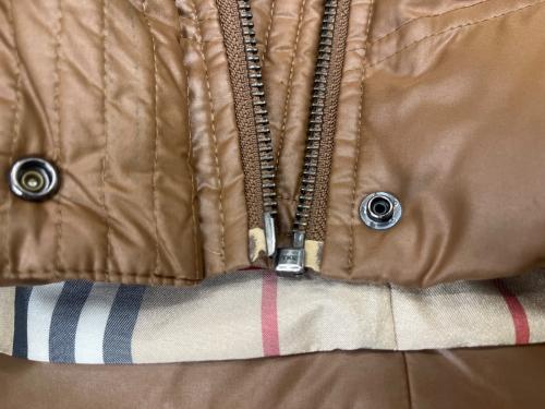 BURBERRY BLUE LABEL（バーバリー ブルー レーベル）BURBERRY BLUE LABEL (バーバリー ブルー レーベル) BURBERRY BLUE LABEL　ダウンジャケット ブラウン サイズ:40の古着・服飾アイテム