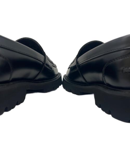 Caminando（カミナンド）Caminando (カミナンド) Caminando　ALMOND TOE PENNY LOAFERS　コインローファー ブラック サイズ:7の古着・服飾アイテム