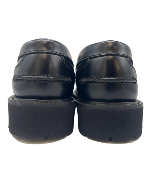 Caminando（カミナンド）Caminando (カミナンド) Caminando　ALMOND TOE PENNY LOAFERS　コインローファー ブラック サイズ:7の古着・服飾アイテム