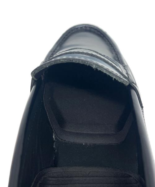 Caminando（カミナンド）Caminando (カミナンド) Caminando　ALMOND TOE PENNY LOAFERS　コインローファー ブラック サイズ:7の古着・服飾アイテム