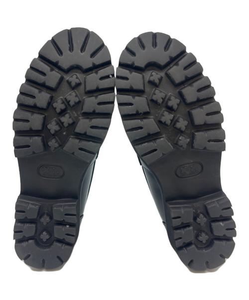Caminando（カミナンド）Caminando (カミナンド) Caminando　ALMOND TOE PENNY LOAFERS　コインローファー ブラック サイズ:7の古着・服飾アイテム