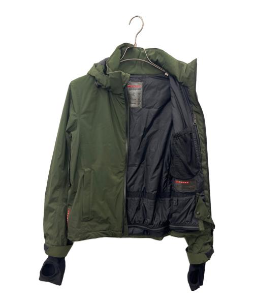 PRADA（プラダ）PRADA (プラダ) PRADA  中綿ジャケット グリーン サイズ:46の古着・服飾アイテム