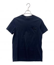 PRADA（プラダ）の古着「PRADA  ポケットTシャツ」｜ネイビー
