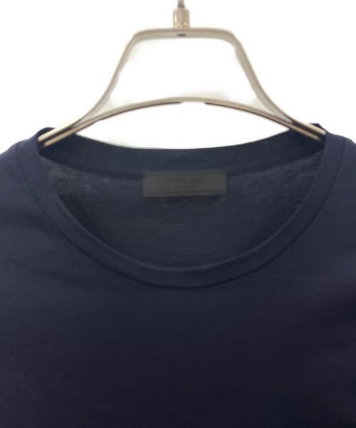 PRADA（プラダ）PRADA (プラダ) PRADA  ポケットTシャツ ネイビー サイズ:Sの古着・服飾アイテム