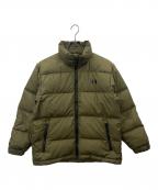 HELLY HANSENヘリーハンセン）の古着「HELLY HANSEN　ダウンジャケット」｜カーキ