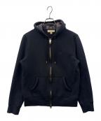 BURBERRY LONDONバーバリーロンドン）の古着「BURBERRY LONDON　ジップパーカー」｜ブラック