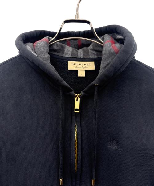 BURBERRY LONDON（バーバリーロンドン）BURBERRY LONDON (バーバリーロンドン) BURBERRY LONDON　ジップパーカー ブラック サイズ:Mの古着・服飾アイテム