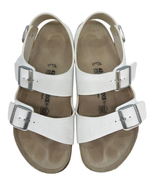 BIRKENSTOCK（ビルケンシュトック）BIRKENSTOCK (ビルケンシュトック) BIRKENSTOCK　サンダル ホワイト サイズ:27.0の古着・服飾アイテム