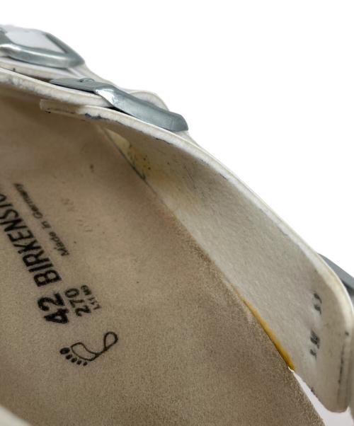 BIRKENSTOCK（ビルケンシュトック）BIRKENSTOCK (ビルケンシュトック) BIRKENSTOCK　サンダル ホワイト サイズ:27.0の古着・服飾アイテム
