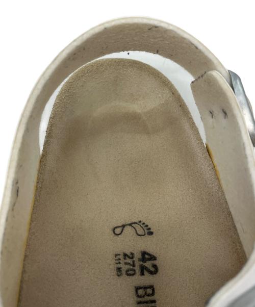 BIRKENSTOCK（ビルケンシュトック）BIRKENSTOCK (ビルケンシュトック) BIRKENSTOCK　サンダル ホワイト サイズ:27.0の古着・服飾アイテム
