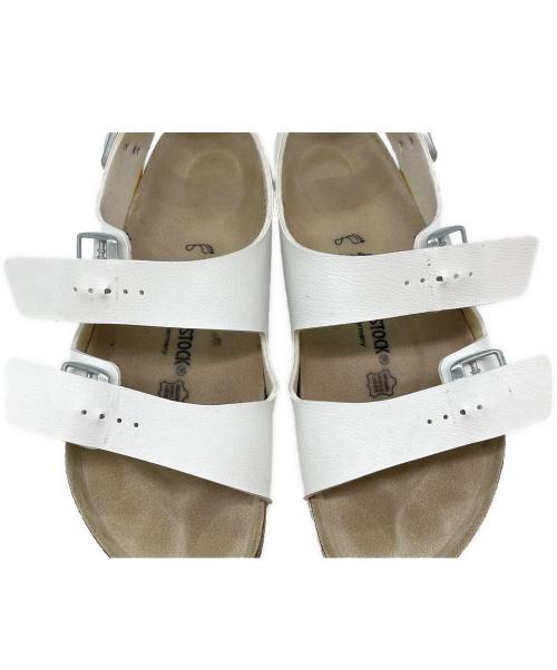 BIRKENSTOCK（ビルケンシュトック）BIRKENSTOCK (ビルケンシュトック) BIRKENSTOCK　サンダル ホワイト サイズ:27.0の古着・服飾アイテム